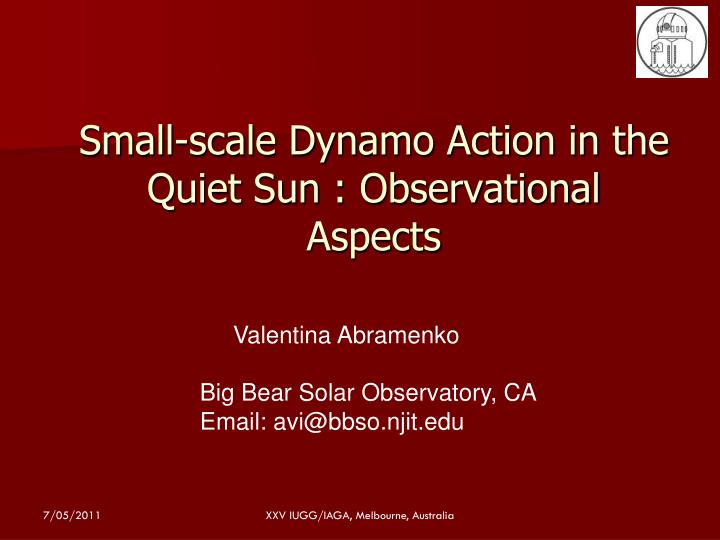 small scale dynamo action in the quiet sun observational aspects