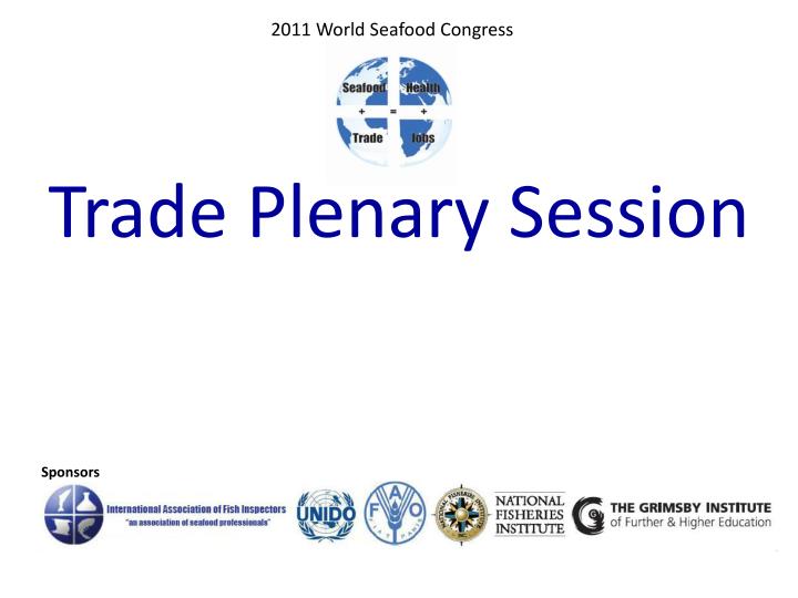 trade plenary session