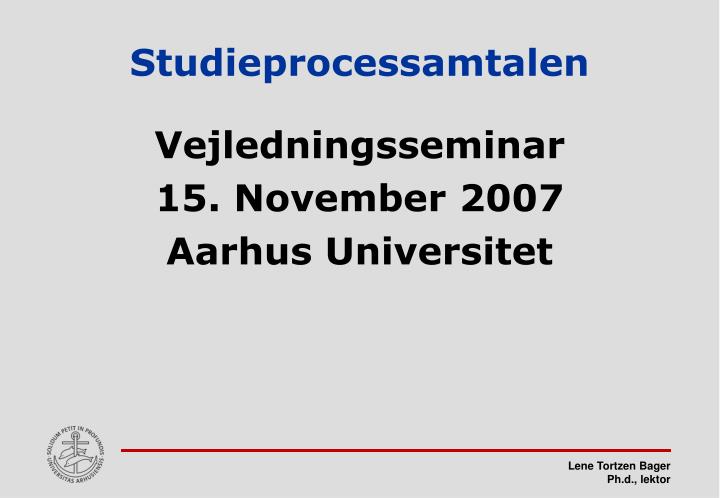 studieprocessamtalen