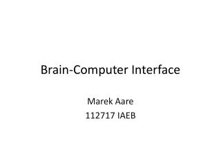 brain computer interface