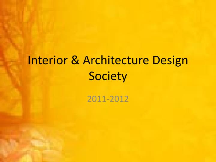 interior architecture design society