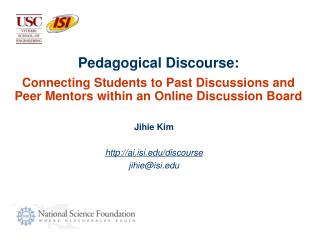 Pedagogical Discourse: