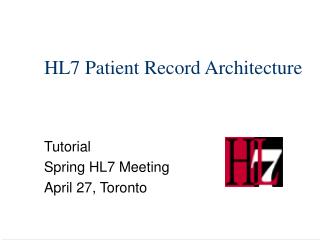 HL7 Patient Record Architecture