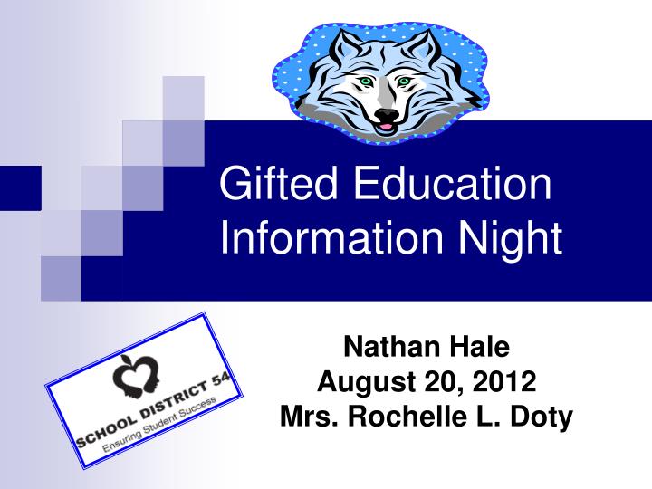 gifted education information night