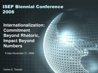 ISEP Biennial Conference 2008