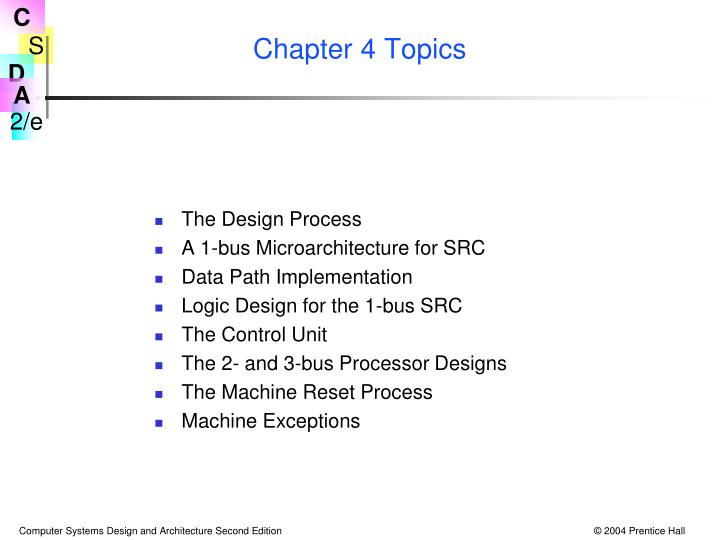 chapter 4 topics