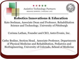 Robotics Innovations &amp; Education