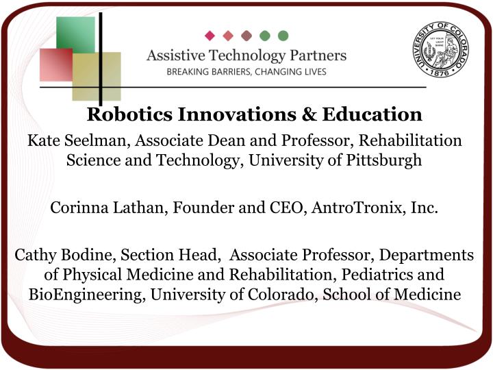 robotics innovations education