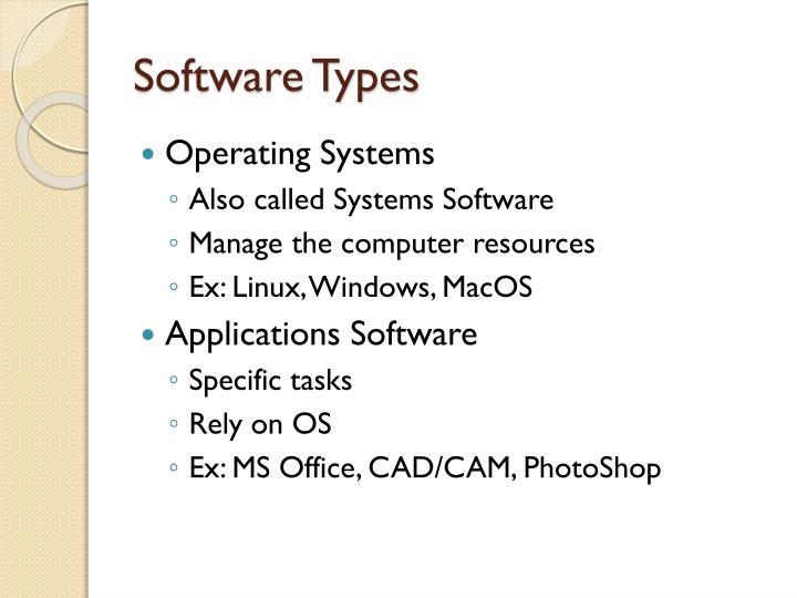software types