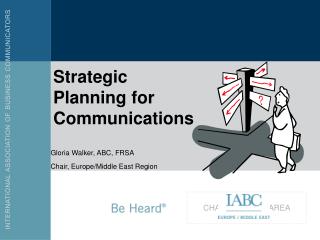 Strategic Planning for Communications