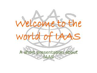 Welcome to the world of IAAS