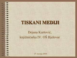 tiskani mediji