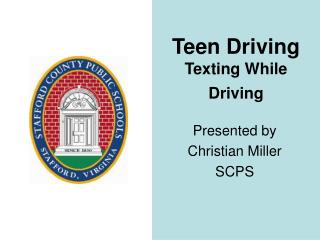 Teen Driving Texting While Driving