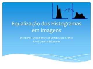 equaliza o dos histogramas em imagens