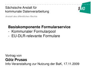 basiskomponente formularservice kommunaler formularpool eu dlr relevante formulare