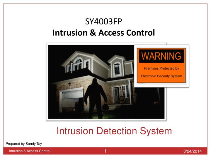 intrusion detection system