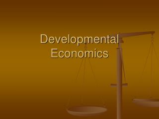 Developmental Economics
