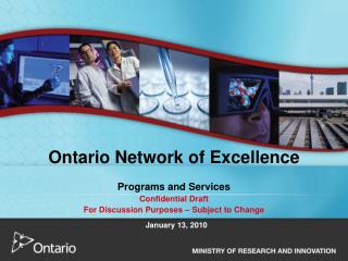 Ontario Network of Excellence