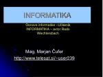 INFORMATIKA - slide 1