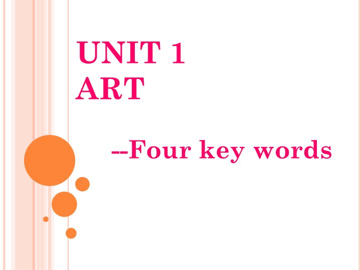 unit 1 art