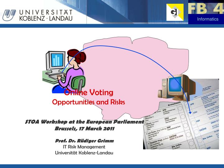 online voting opportunities and risks