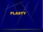 PLASTY - slide 1