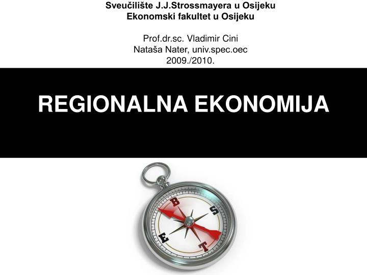 regionalna ekonomija
