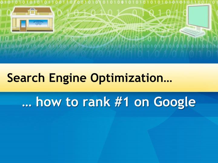 how to rank 1 on google