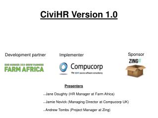 CiviHR Version 1.0
