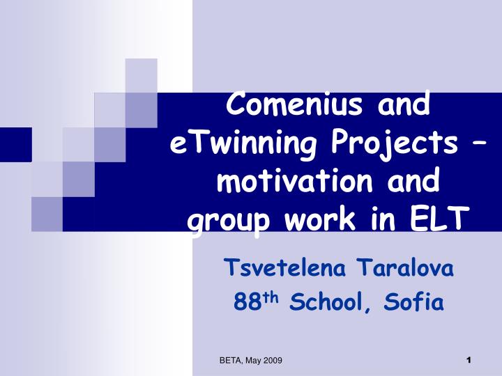comenius and etwinning projects motivation and group work in elt
