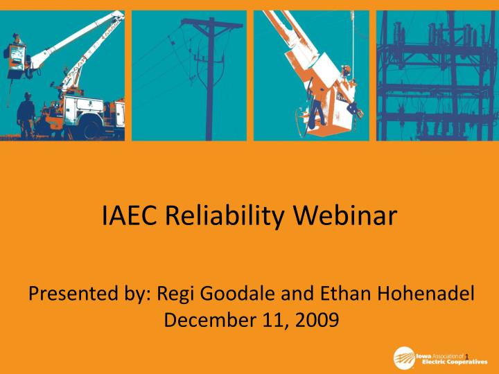 iaec reliability webinar