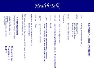 Health Talk