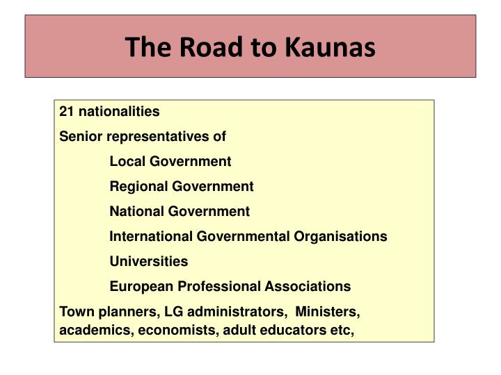 the road to kaunas