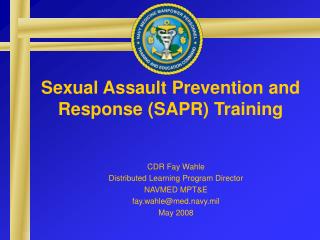 Sexual Assault Prevention and Response (SAPR) Training