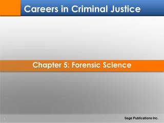 Chapter 5: Forensic Science