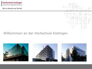 willkommen an der hochschule esslingen