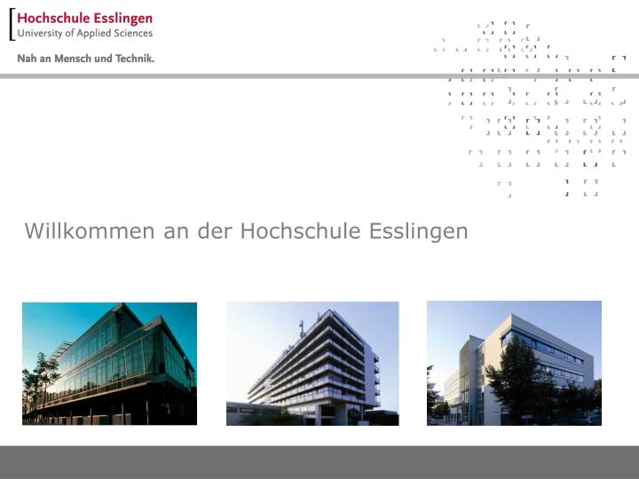 willkommen an der hochschule esslingen