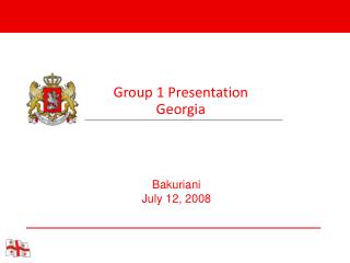 Group 1 Presentation Georgia