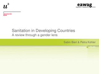 Sanitation in Developing Countries A review through a gender lens