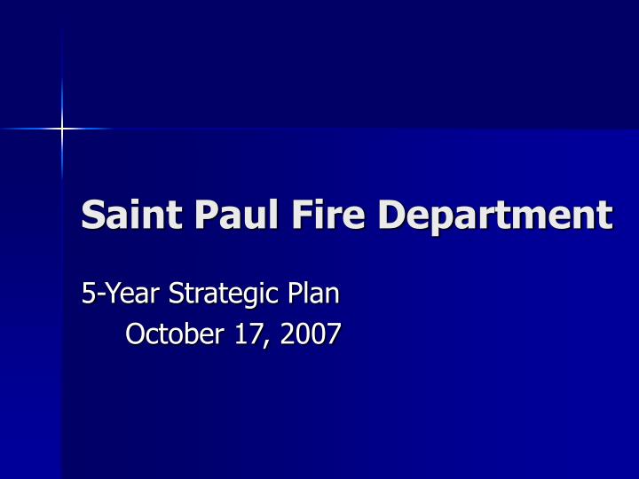 saint paul fire department