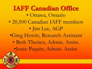 IAFF Canadian Office