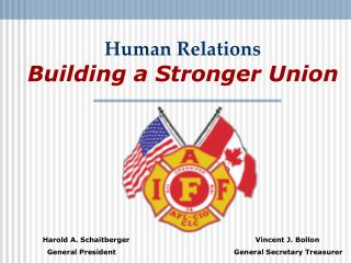 Human Relations Building a Stronger Union