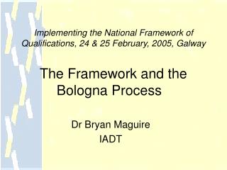 Dr Bryan Maguire IADT