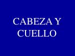 CABEZA Y CUELLO - slide 1