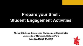 Prepare your Shell: Student Engagement Activities