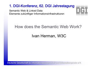 How does the Semantic Web Work?