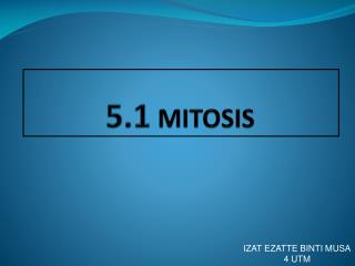 5.1 MITOSIS