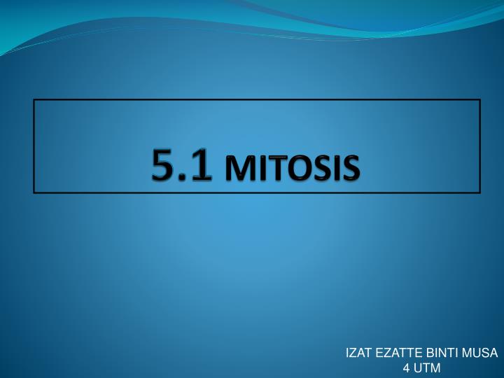 5 1 mitosis