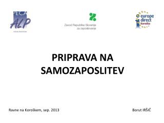 priprava na samozaposlitev