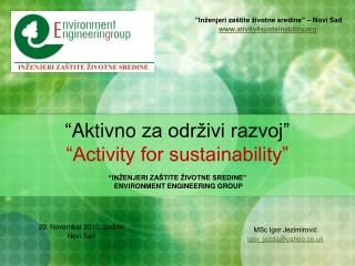 in enjeri za tite ivotne sredine environment engineering group